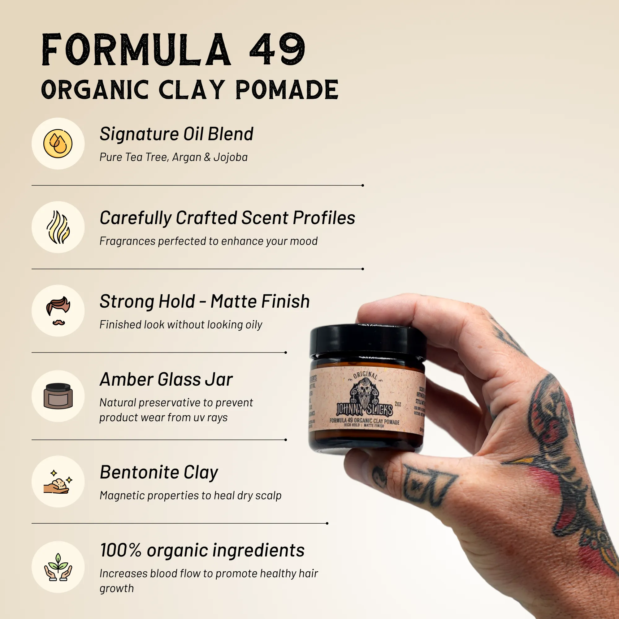 Johnny Slicks Pomade