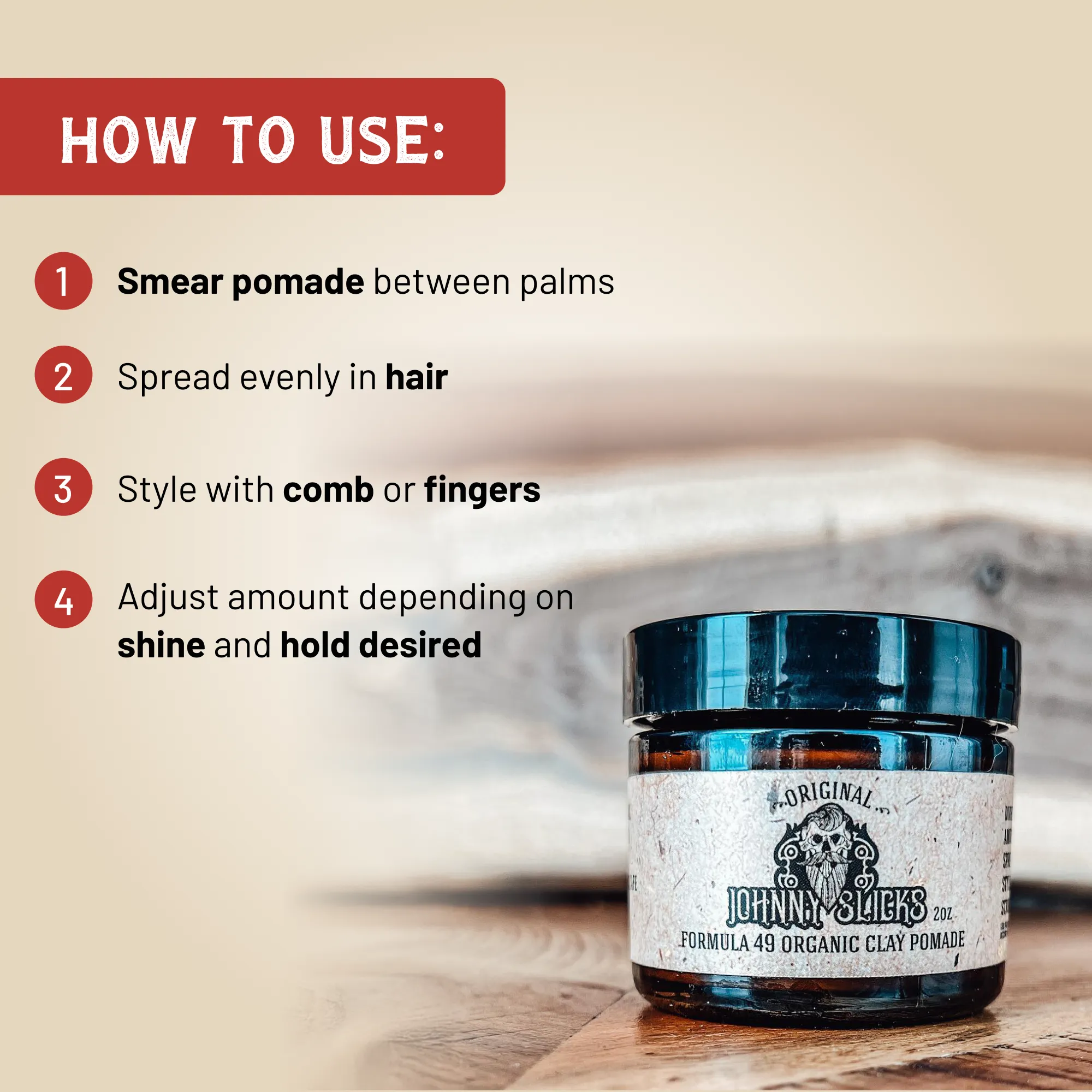 Johnny Slicks Pomade
